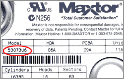 Maxtor 53073U6