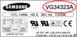 Samsung VG34323A